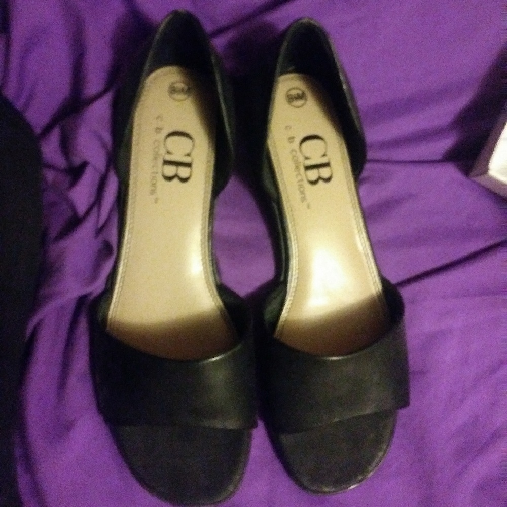 Black C.B collection shoes